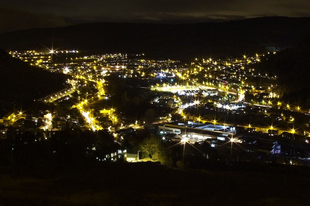 Rhondda Fawr at Night
