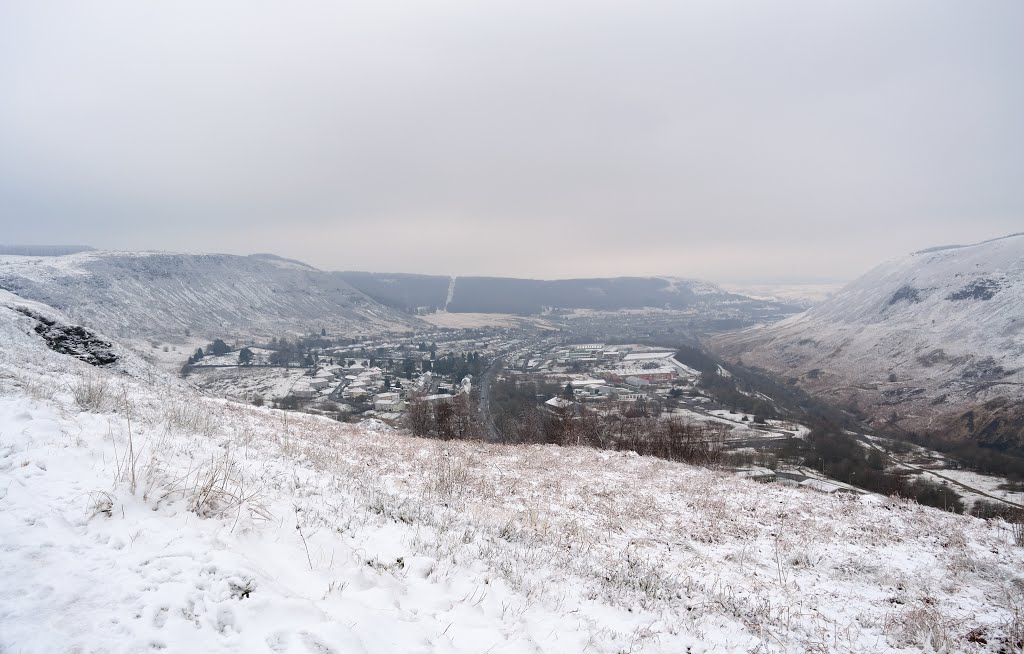 Snowy Maerdy View