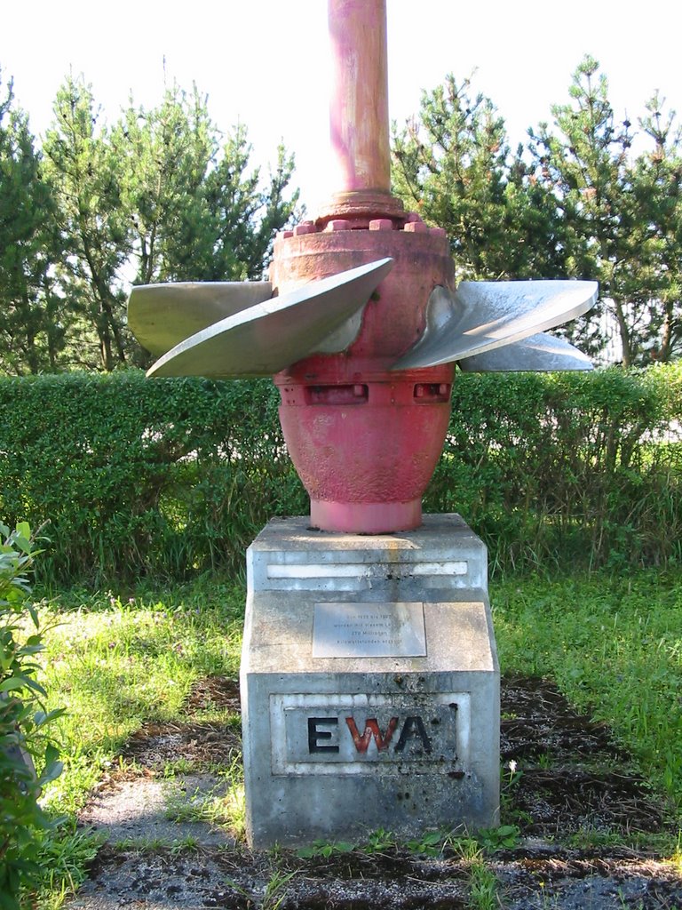 Ehemaliges Laufrad des Elektrizitätswerkes Amstetten