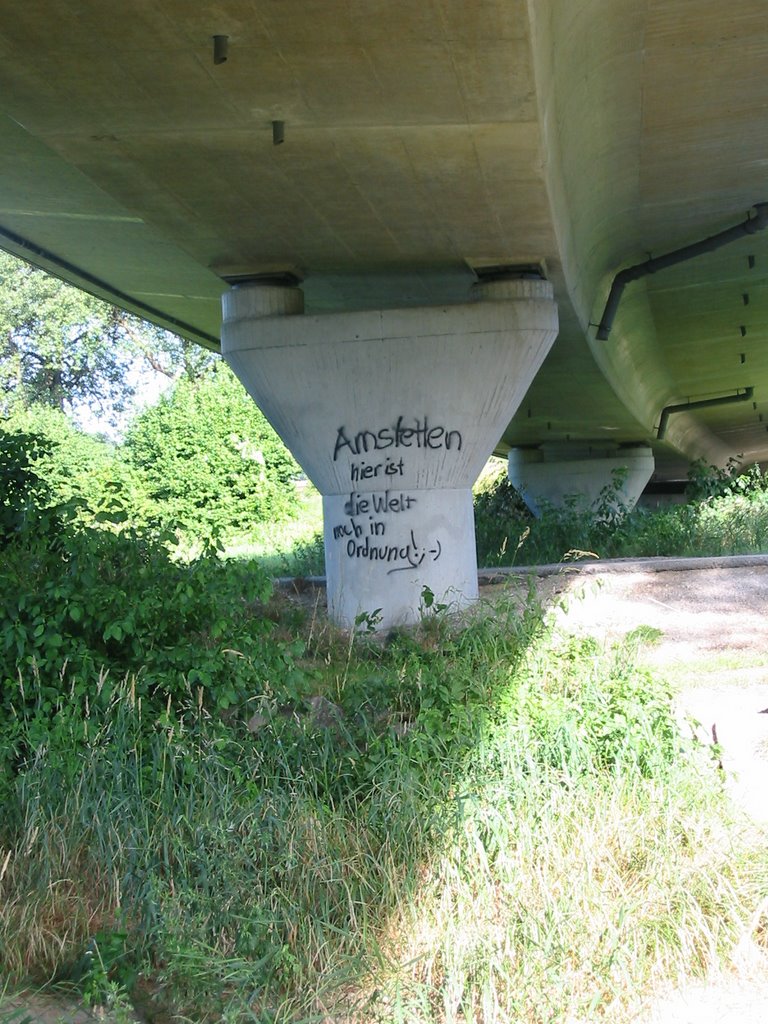 Amstetten, hier ist die Welt noch in Ordnung – Graffiti