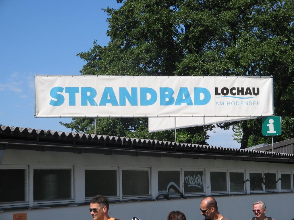 by Werner Rathai - Strandbad bei Bregenz