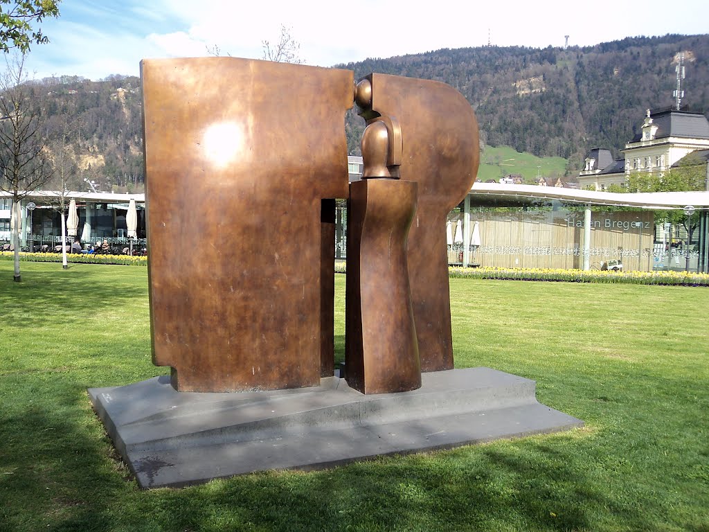 Escultura em Bronze de Herbert Albrecht em Bregenz
