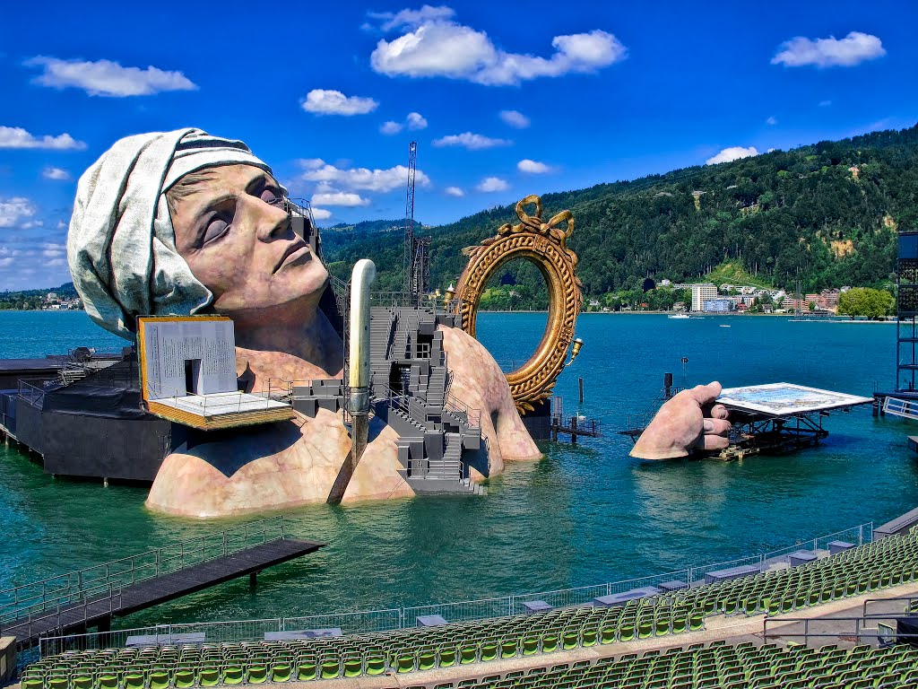 Bühnenbild der Bregenzer Festspiele