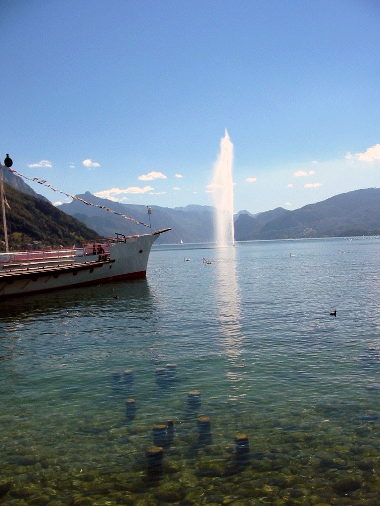 Gmunden : Lake Traun : Austria
