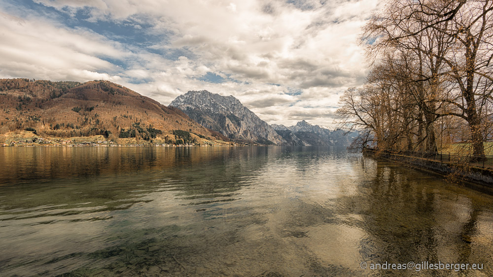 Traunsee / Traunstein at Gmunden Upper Austria