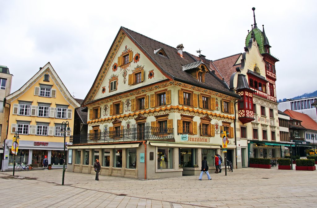 Dornbirn old town centre
