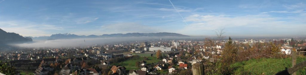 Rhine Valley from Zanzenberg, Dornbirn