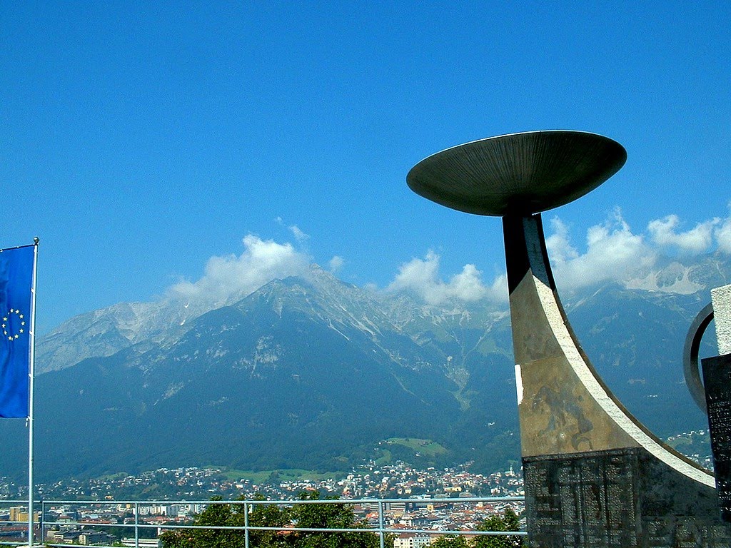 Autriche, Innsbruck ville du Tyrol, les jeux olympiques 1976