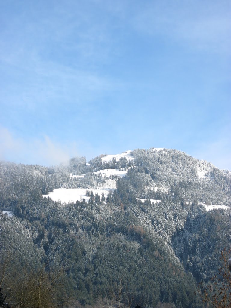 schnee auf den bergen