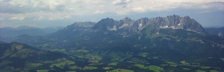 Kitzbühel Horn panorama with Wilder Kaiser