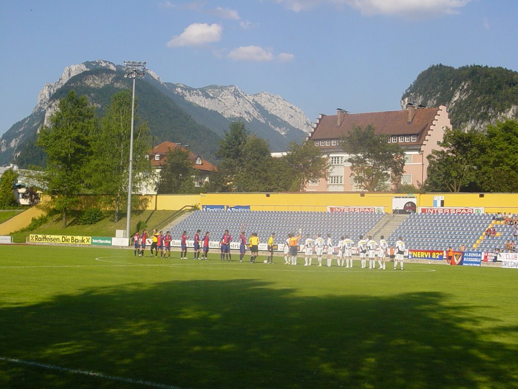 Genoa 1893 Supporters at Kufstein Stadium for friendly match (july 2006)