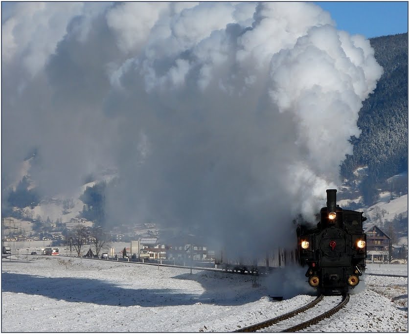 Winterdampf im Zillertal