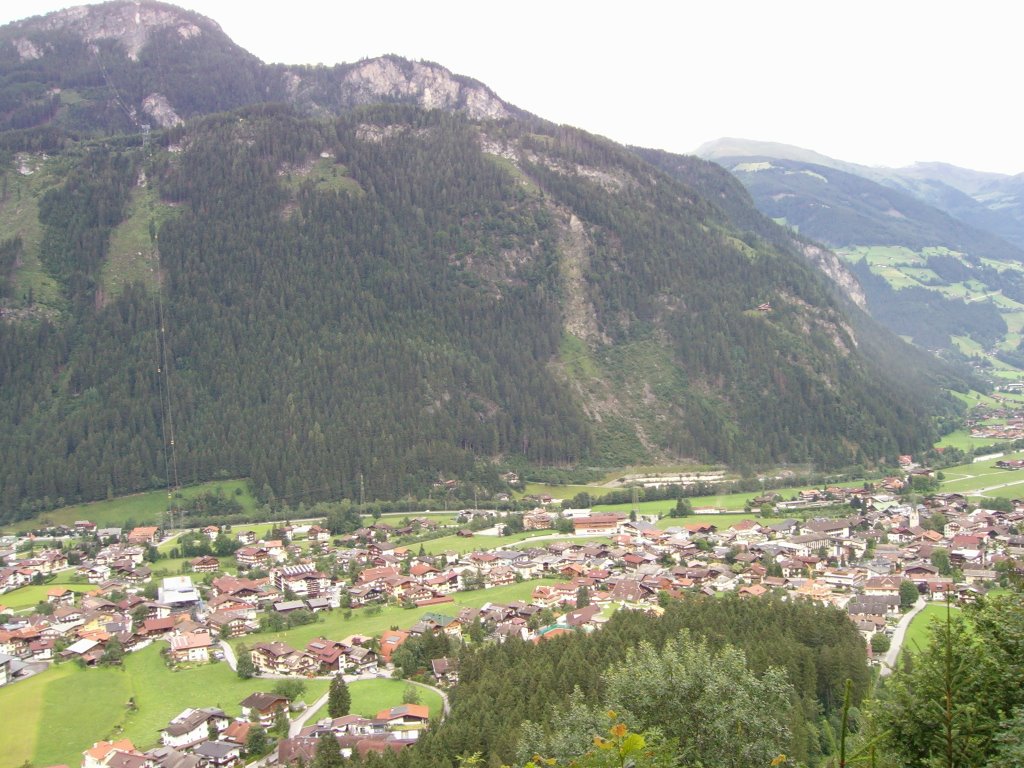 mayrhofen from above
