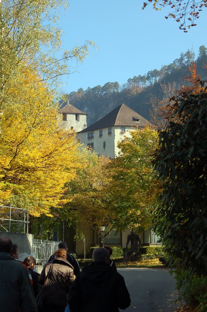 Österreich - Vorarlberg - Feldkirch - Blick zur Schattenburg