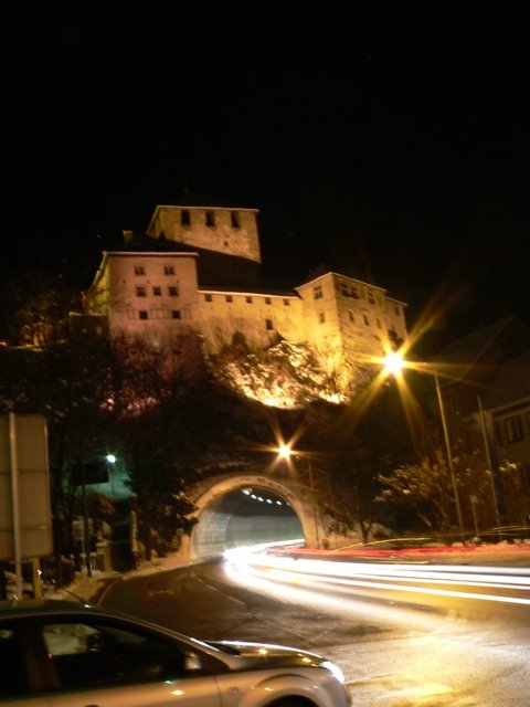 Feldkirch, Schattenburg - Nachtaufnahme