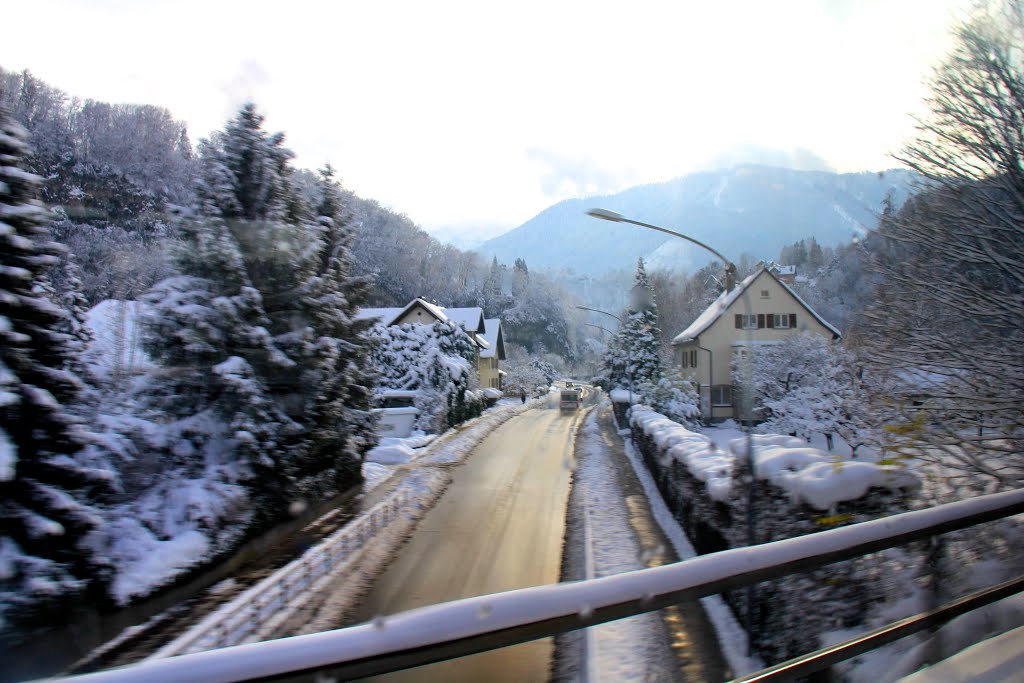 Views on Railjet-Sargans, Switz.-Feldkirch, Austria