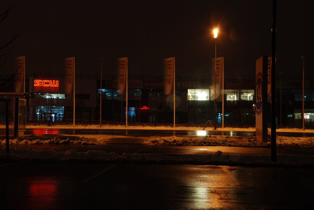 Shopping City Wels at Night