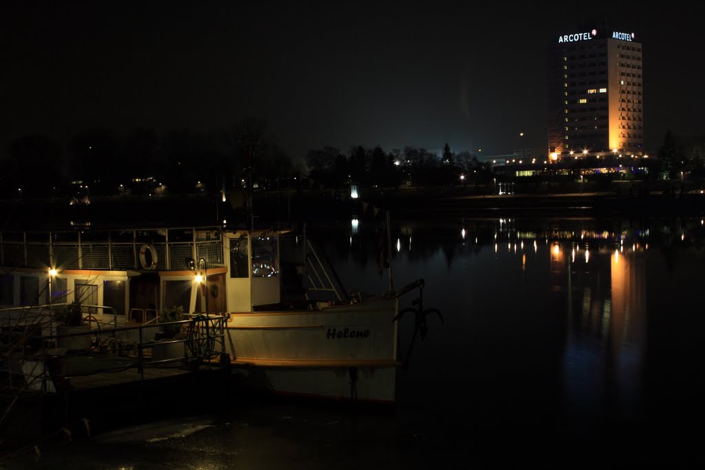 Riverboat at Night