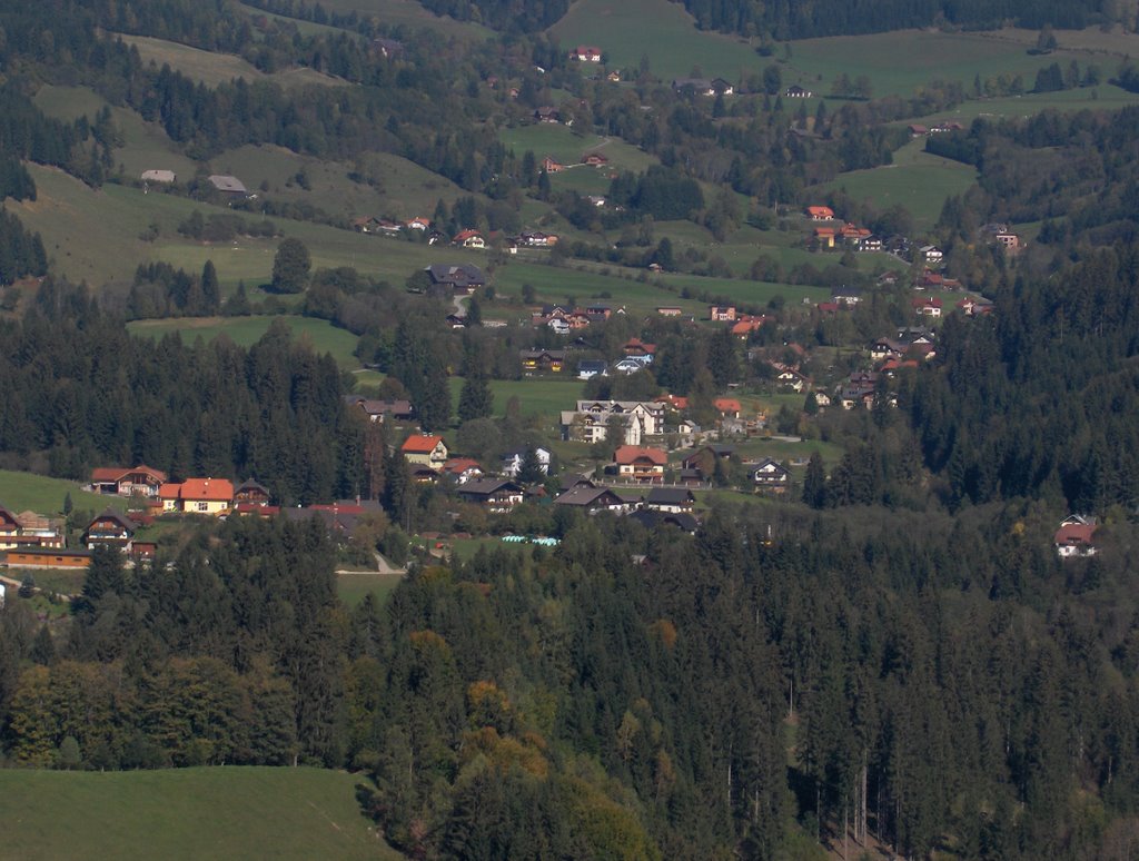 Ansicht von Buchholz auf Sauboden und Laastadt