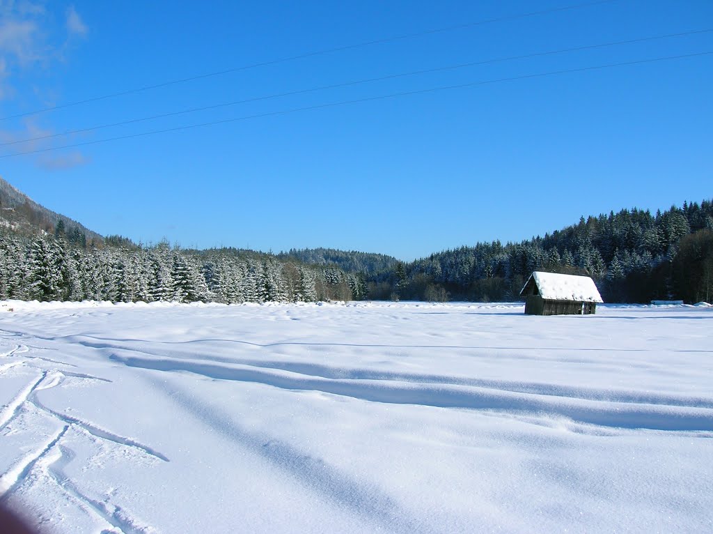 Winterlandschaft in Weißenbach