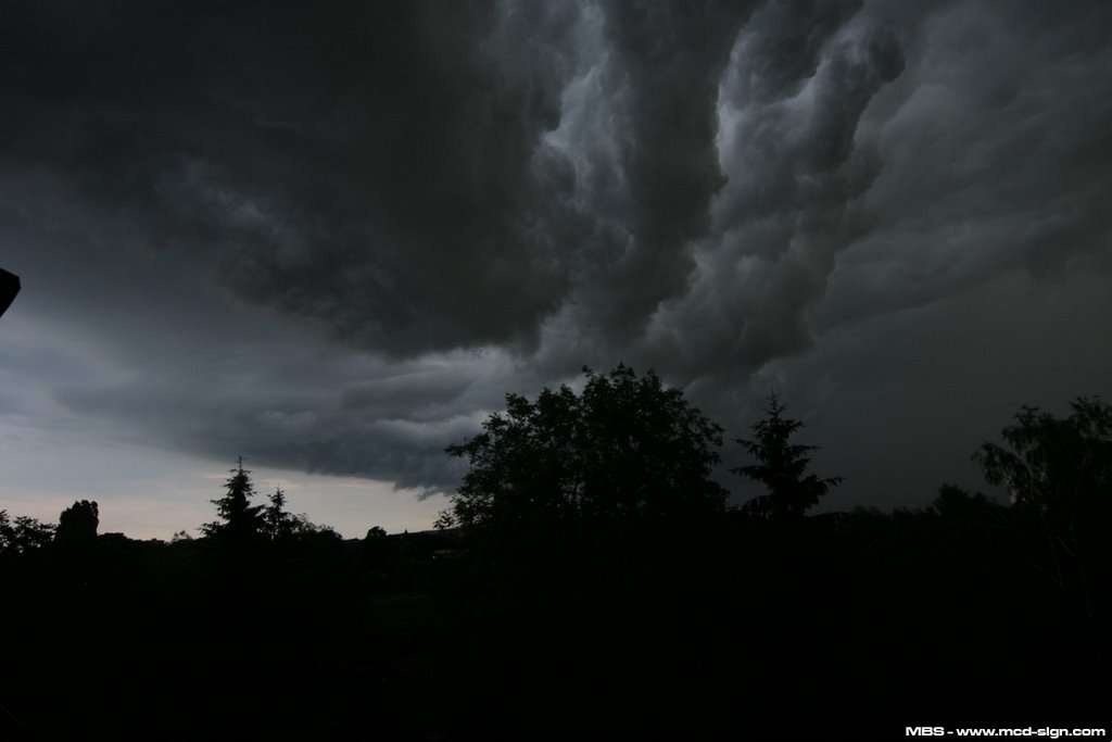 rising storm - looking south, july 2006
