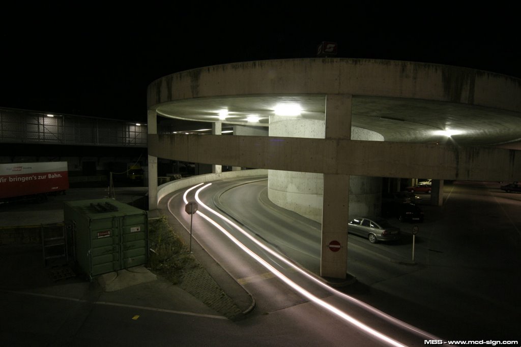 car park at night