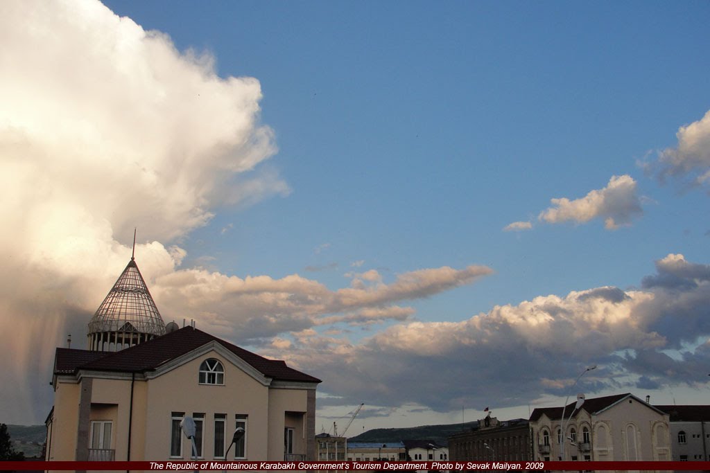 Republic of Mountainous Karabakh. Building of the Parliament