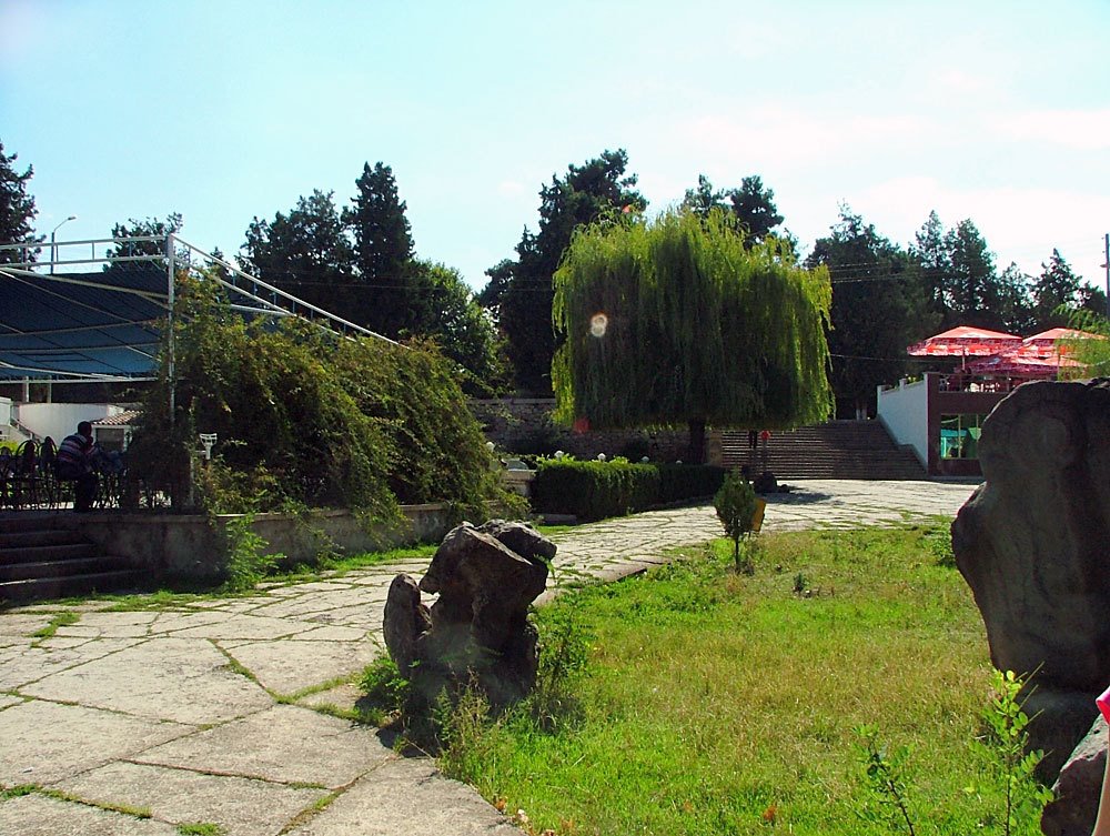 One of the town parks, Stepanakert town, Nagorno-Karabakh Republic