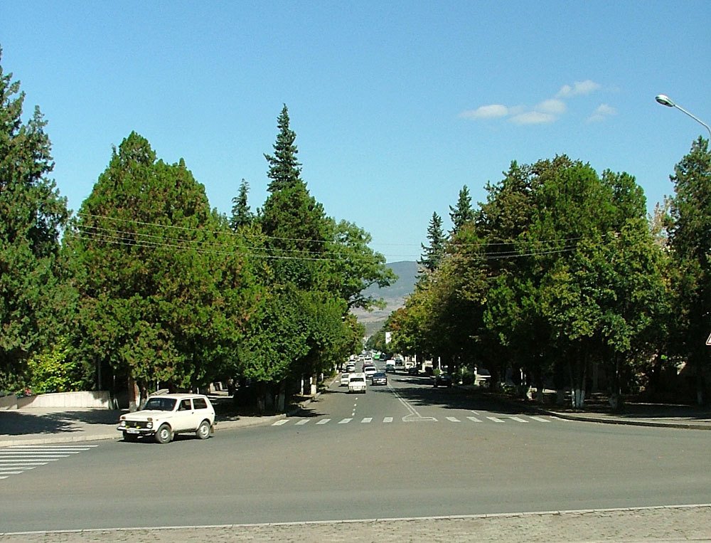 The streets of Stepanakert town, Nagorno-Karabakh Republic - 6