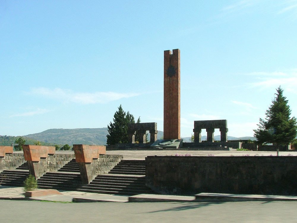 World War II victims memorial, Stepanakert town, Nagorno-Karabakh Republic