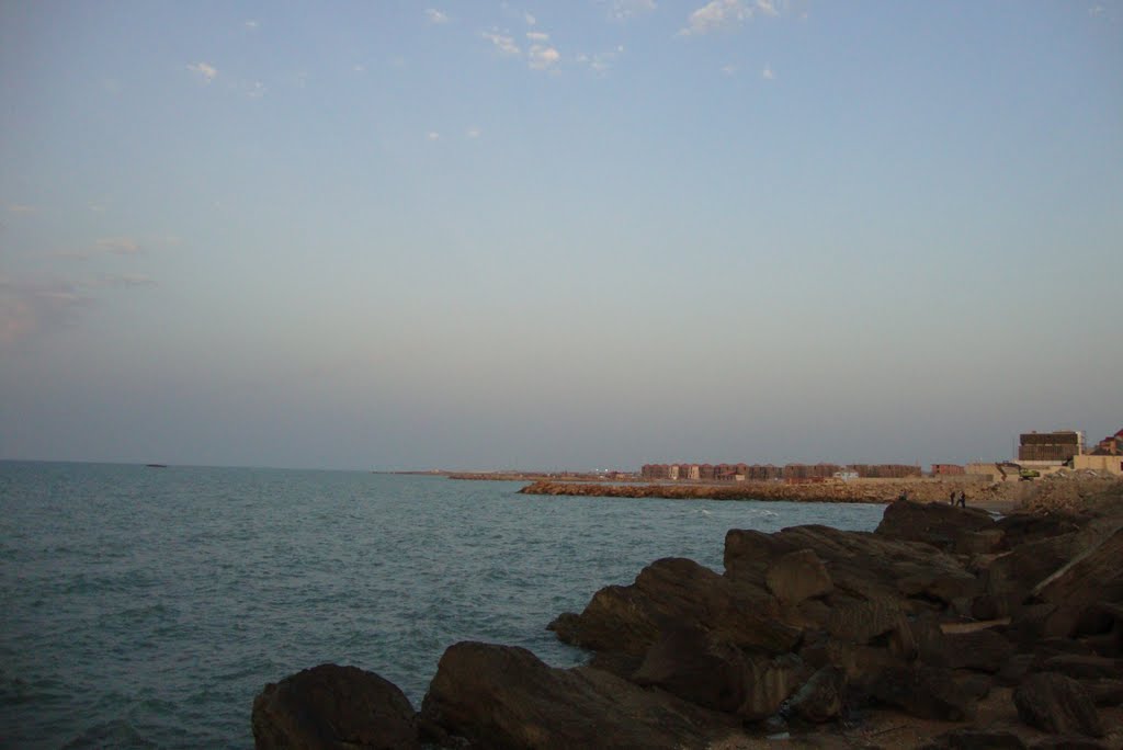Buzovna-Sea from rocky place