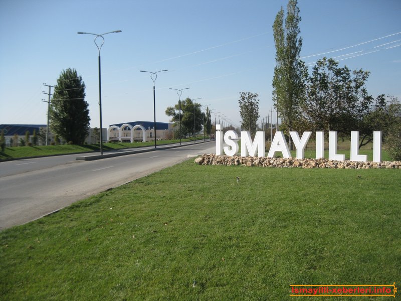İsmayıllı şəhərinin girəcəyi
