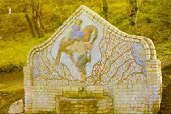 Kubadli. Azerbaijan. Spring Farhad and Shirin