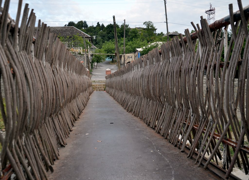 Strange bridge in Şəki