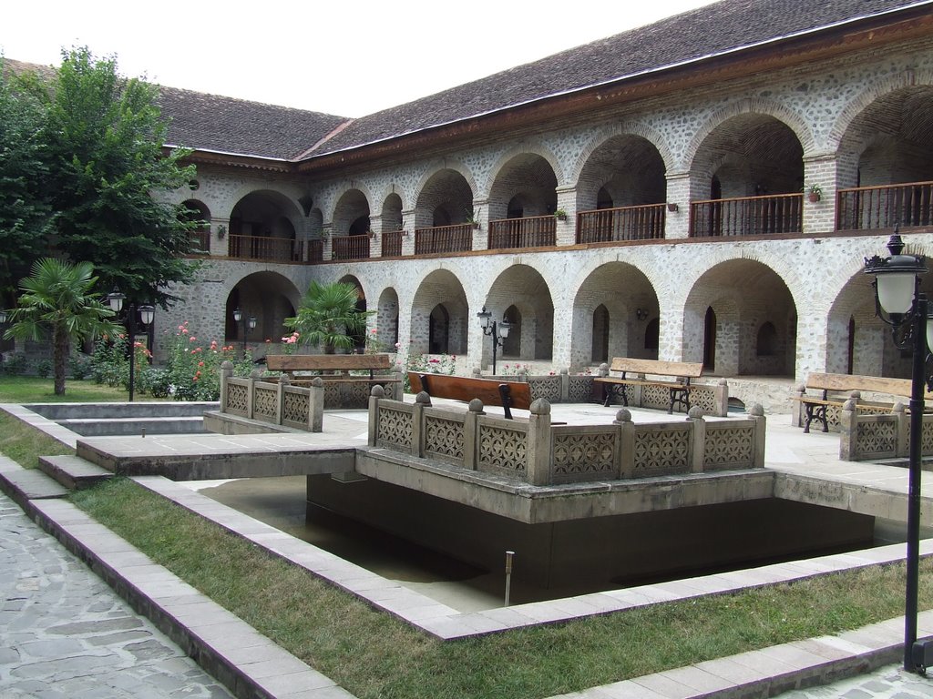caravansarai hote, shaki, azerbaijan