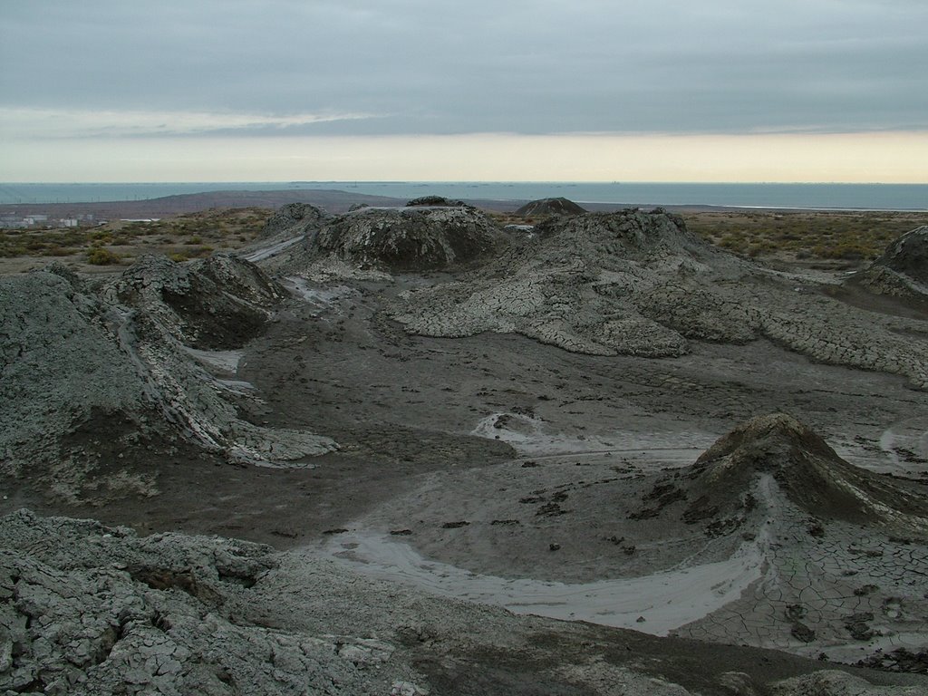 Mud volcano near Qobustan
