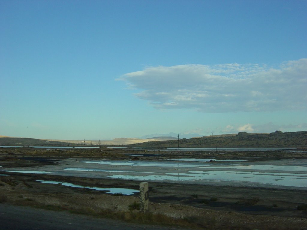 On the road to Irans border, Azerbaijan
