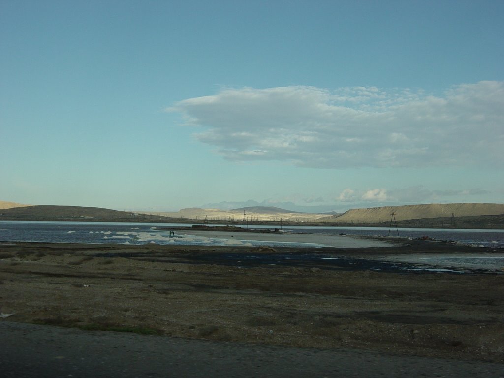 On the road to Irans border, Azerbaijan