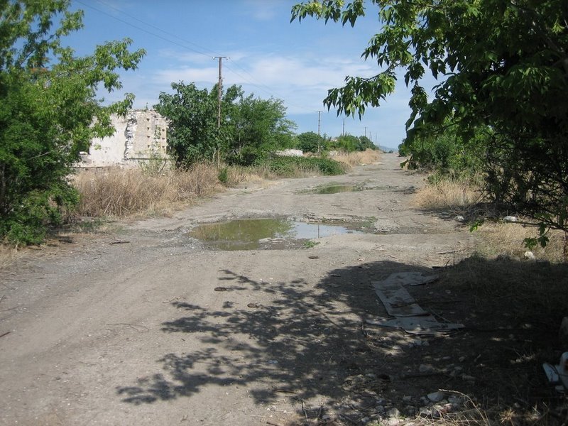 Ruins Aghdam town of Azerbaijan Republic after occupation