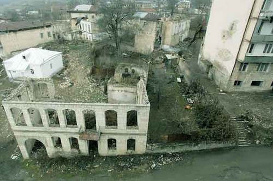 Ruins Aghdam Town of Azerbaijan Republic after armenian occupation - 18