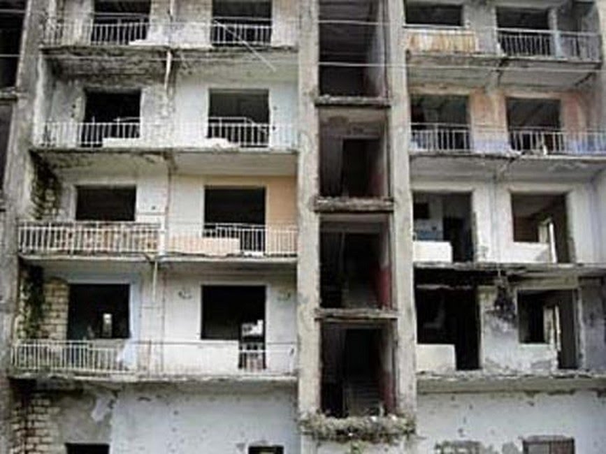 Ruins Aghdam Town of Azerbaijan Republic after armenian occupation - 19