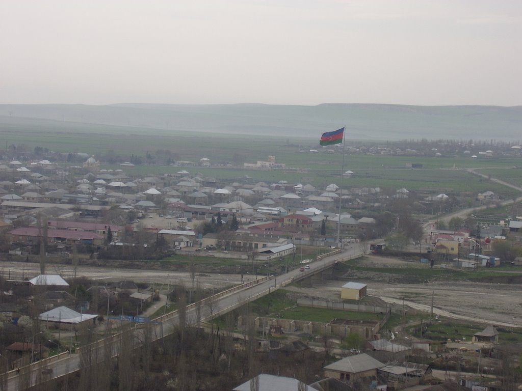 65 mt long flag in Akhsu, autor - Asif A.