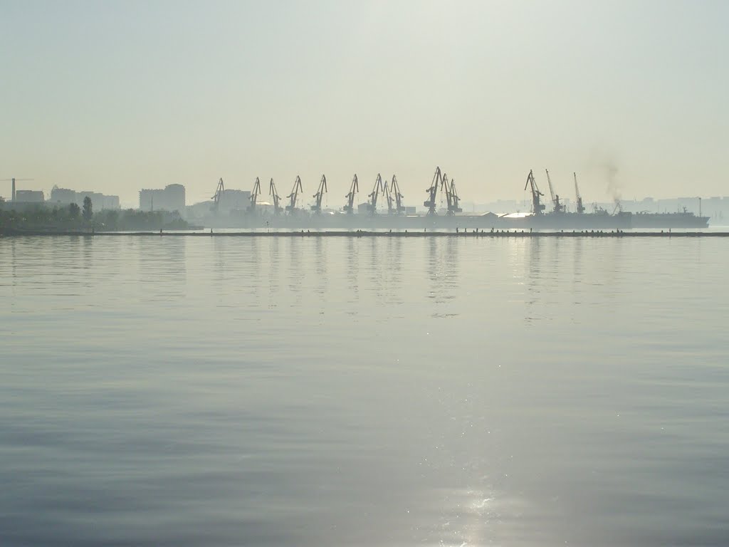 Baku harbour