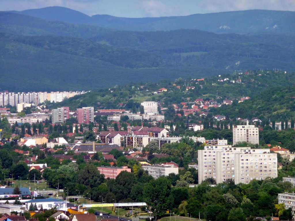 Miskolc-Diósgyőr Látkép az Avasi kilátóból