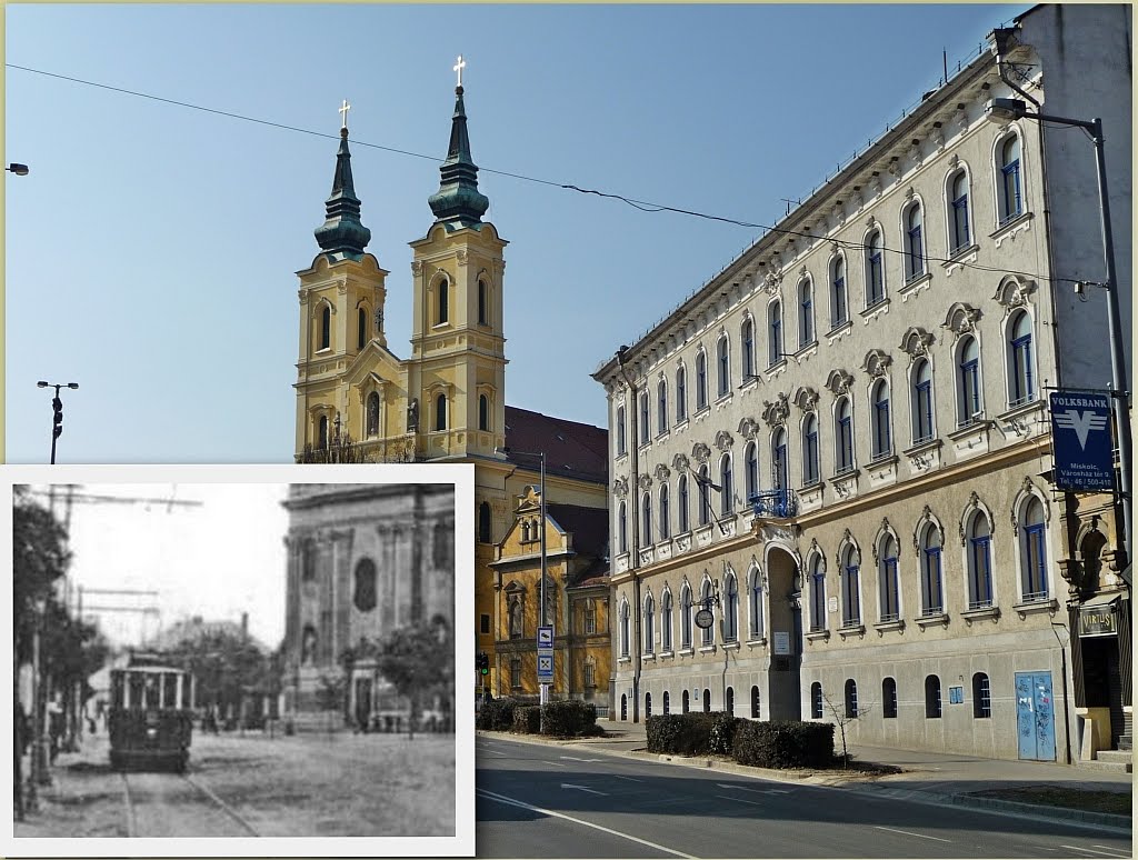Mindszenti templom ... then and now