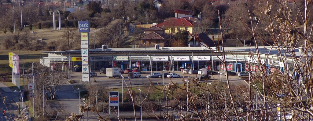 panoráma: belvárosi parkcenter Dunaújvárosban