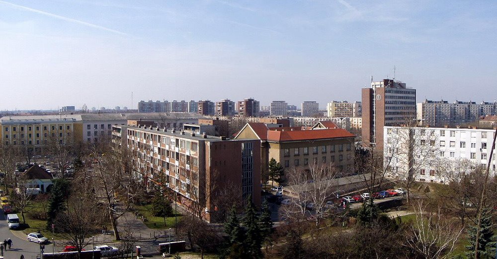 Főtér a magasból