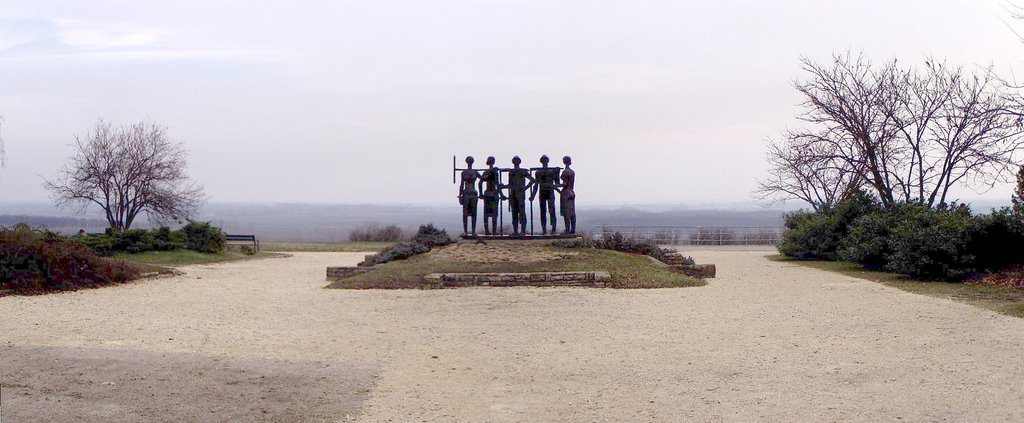 Aratók - panoráma (Somogyi József: Aratók)
