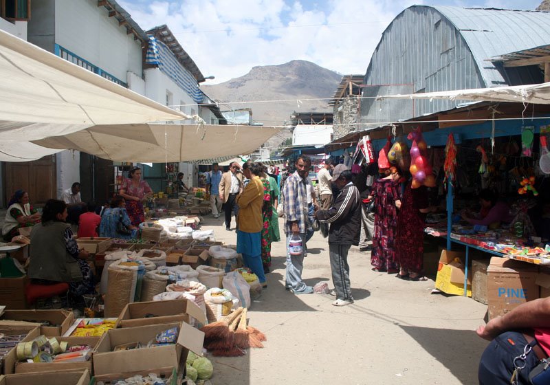 Khorog Bazar Tajikistan