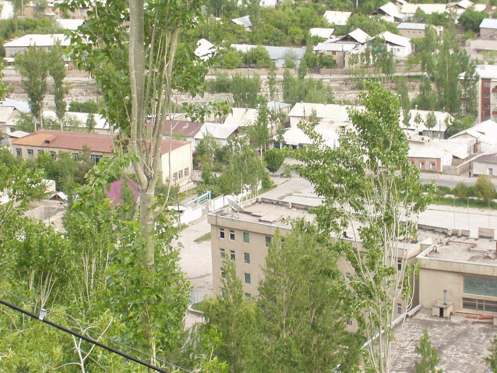 View of the city. Khorog, Tajikistan.